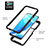 OnePlus Nord N200 5G用360度 フルカバー ハイブリットバンパーケース クリア透明 プラスチック カバー ZJ1 OnePlus 