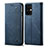 OnePlus Nord N30 5G用手帳型 布 スタンド OnePlus ネイビー