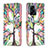 OnePlus Nord N300 5G用手帳型 レザーケース スタンド パターン カバー B01F OnePlus グリーン