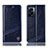 OnePlus Nord N300 5G用手帳型 レザーケース スタンド カバー H05P OnePlus ネイビー