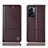 OnePlus Nord N300 5G用手帳型 レザーケース スタンド カバー H07P OnePlus ブラウン