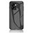 OnePlus Nord N300 5G用ハイブリットバンパーケース プラスチック 鏡面 虹 グラデーション 勾配色 カバー LS2 OnePlus ブラック