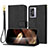 OnePlus Nord N300 5G用手帳型 レザーケース スタンド カバー Y09X OnePlus ブラック