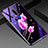 Oppo A11用ハイブリットバンパーケース プラスチック 鏡面 花 カバー Oppo ピンク