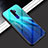 Oppo A11用ハイブリットバンパーケース プラスチック 鏡面 虹 グラデーション 勾配色 カバー Oppo 