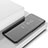 Oppo A16s用手帳型 レザーケース スタンド 鏡面 カバー L02 Oppo ブラック