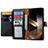 Oppo A18用手帳型 レザーケース スタンド カバー S15D Oppo 