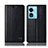 Oppo A1x 5G用手帳型 レザーケース スタンド カバー H10P Oppo ブラック