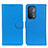 Oppo A54 5G用手帳型 レザーケース スタンド カバー A03D Oppo ブルー