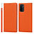 Oppo A54 5G用手帳型 レザーケース スタンド カバー D06T Oppo オレンジ