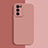 Oppo A55 5G用360度 フルカバー極薄ソフトケース シリコンケース 耐衝撃 全面保護 バンパー S02 Oppo ピンク