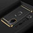 Oppo A56 5G用ケース 高級感 手触り良い メタル兼プラスチック バンパー アンド指輪 P01 Oppo ブラック