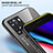 Oppo A57 4G用ハイブリットバンパーケース プラスチック 鏡面 虹 グラデーション 勾配色 カバー LS1 Oppo 