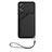 Oppo A58 5G用ケース 高級感 手触り良いレザー柄 YB2 Oppo ブラック