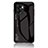 Oppo A77 5G用ハイブリットバンパーケース プラスチック 鏡面 虹 グラデーション 勾配色 カバー LS1 Oppo ブラック