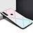 Oppo A8用ハイブリットバンパーケース プラスチック 鏡面 カバー Oppo ピンク