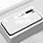 Oppo A91用ハイブリットバンパーケース プラスチック 鏡面 虹 グラデーション 勾配色 カバー Oppo ホワイト