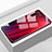 Oppo A91用ハイブリットバンパーケース プラスチック 鏡面 虹 グラデーション 勾配色 カバー Oppo 