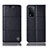 Oppo A93s 5G用手帳型 レザーケース スタンド カバー H10P Oppo ブラック