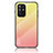 Oppo A94 5G用ハイブリットバンパーケース プラスチック 鏡面 虹 グラデーション 勾配色 カバー LS1 Oppo 
