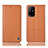 Oppo A95 5G用手帳型 レザーケース スタンド カバー H10P Oppo オレンジ