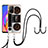 Oppo A95 5G用シリコンケース ソフトタッチラバー バタフライ パターン カバー 携帯ストラップ YB8 Oppo カラフル