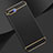Oppo AX5用ケース 高級感 手触り良い メタル兼プラスチック バンパー M02 Oppo ブラック
