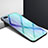 Oppo AX5用ハイブリットバンパーケース プラスチック 鏡面 カバー Oppo ブルー