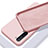 Oppo F15用360度 フルカバー極薄ソフトケース シリコンケース 耐衝撃 全面保護 バンパー S01 Oppo ピンク