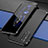 Oppo F15用ケース 高級感 手触り良い アルミメタル 製の金属製 カバー Oppo ブラック