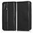 Oppo F19用手帳型 レザーケース スタンド カバー C03X Oppo ブラック