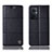 Oppo F21 Pro 5G用手帳型 レザーケース スタンド カバー H10P Oppo ブラック