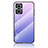 Oppo F21 Pro 5G用ハイブリットバンパーケース プラスチック 鏡面 虹 グラデーション 勾配色 カバー LS1 Oppo 