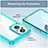 Oppo F21 Pro 5G用ハイブリットバンパーケース 透明 プラスチック カバー J01S Oppo 