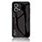 Oppo F21s Pro 4G用ハイブリットバンパーケース プラスチック 鏡面 虹 グラデーション 勾配色 カバー LS1 Oppo ブラック