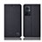 Oppo F21s Pro 5G用手帳型 布 スタンド H14P Oppo ブラック