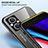 Oppo F21s Pro 5G用ハイブリットバンパーケース プラスチック 鏡面 虹 グラデーション 勾配色 カバー LS1 Oppo 