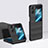 Oppo Find N2 Flip 5G用ハードケース プラスチック 質感もマット 前面と背面 360度 フルカバー BH1 Oppo ブラック