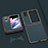 Oppo Find N2 Flip 5G用ハイブリットバンパーケース 高級感 手触り良いレザー柄 兼プラスチック BH13 Oppo グリーン