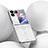 Oppo Find N2 Flip 5G用ハイブリットバンパーケース 高級感 手触り良いレザー柄 兼プラスチック ZL1 Oppo 