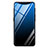 Oppo Find X Super Flash Edition用ハイブリットバンパーケース プラスチック 鏡面 虹 グラデーション 勾配色 カバー H01 Oppo ネイビー・ブラック