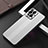 Oppo Find X3 5G用ケース 高級感 手触り良い アルミメタル 製の金属製 兼シリコン カバー J01 Oppo シルバー