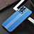 Oppo Find X3 5G用ケース 高級感 手触り良い アルミメタル 製の金属製 兼シリコン カバー J01 Oppo ネイビー