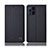 Oppo Find X3 5G用手帳型 布 スタンド H14P Oppo ブラック