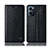Oppo Find X5 Lite 5G用手帳型 レザーケース スタンド カバー H10P Oppo ブラック
