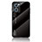 Oppo Find X5 Lite 5G用ハイブリットバンパーケース プラスチック 鏡面 虹 グラデーション 勾配色 カバー LS1 Oppo 