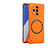 Oppo Find X7 Ultra 5G用ハードケース プラスチック 質感もマット フレームレス カバー Mag-Safe 磁気 Magnetic Oppo オレンジ