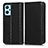 Oppo K10 4G用手帳型 レザーケース スタンド カバー C03X Oppo ブラック