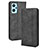 Oppo K10 4G用手帳型 レザーケース スタンド カバー BY4 Oppo ブラック