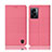 Oppo K10 5G India用手帳型 布 スタンド H12P Oppo ピンク